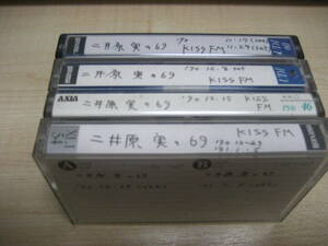 即決！中古 カセットテープ （使用済）4本 LOUDNESS 二井原実の69 KISS FM １９９０－９１年 ラウドネス CHRIST(クライスト) ジャパメタ