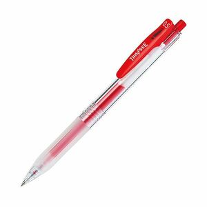 【新品】(まとめ) TANOSEE ノック式ゲルインクボールペン（バインダークリップ） 0.5mm 赤 1本 【×300セット】