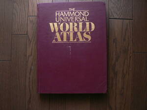 送料最安 750円 B4版01：完全英語版世界地図　THE HAMMOND UNIVERSAL WORLD ATLAS