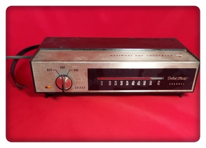 （ポ）レトロ　ナショナル UHF コンバーター　TY-523　National UHF CONVERTER　電源のみ確認　中古現状品