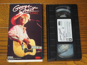 輸入VHS♪ジョージ・ストレイト♪GEORGE STRAIT LIVE　1987年