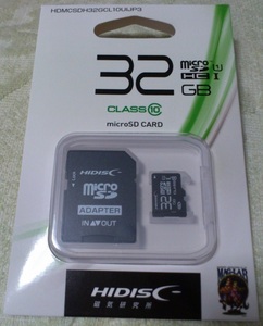 microSDHC 32GB class10 未使用