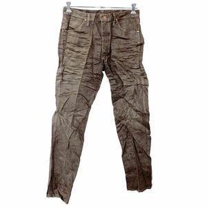 Wrangler デニムパンツ W33 ラングラー ダークブラウン 古着卸 アメリカ仕入 2303-964