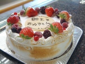 【即決】 バースデーケーキに最適！～ホールアイスケーキ（Ｌ）