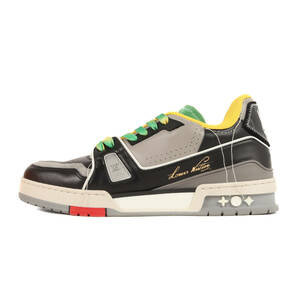 LOUIS VUITTON ルイヴィトン 21SS LVトレイナー アップサイクリング レザー スニーカー LV Trainer Upcycling MS0211 Virgil Abloh 7 1/2