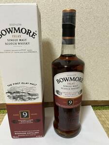 BOWMORE　ボウモア 9年　700ml　４０％　箱付き