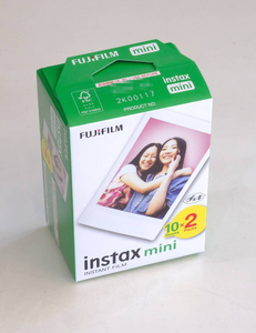 富士フイルム チェキフィルム instax mini film 2本パック（20枚）　２セット（計４０枚２箱）