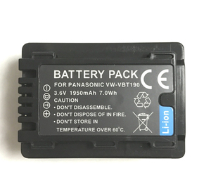 送料無料 Panasonic パナソニック VW-VBT190 電池 互換用バッテリー 1950mAh 互換品