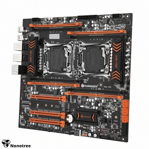 HUANAN HUANANZHI X99-F8D LGA 2011-3 Intel Dual CPU X99 E5 V3 DDR4 RECC 256GB M.2 NVME Motherboard