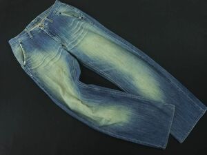 REPLAY リプレイ MV900A ストレート デニムパンツ size30/紺 ■■ ☆ dia5 メンズ