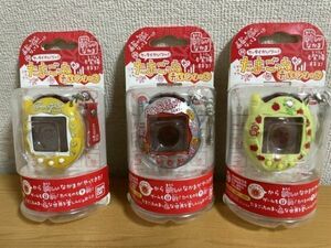 【中古美品】祝ケータイかいツー! たまごっち プラス 赤いシリーズ 3種類セット