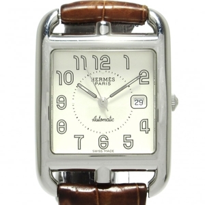 HERMES(エルメス) 腕時計 ケープコッド CC1.710 メンズ SS/社外クロコベルト シルバー