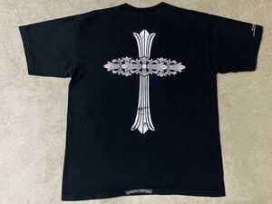 クロムハーツ フローラル クロス Tシャツ サイズXL ブラック CHROME HEARTS FLORAL CROSS T-SHIRT 半袖 トップス デニム オールド 初期 tee