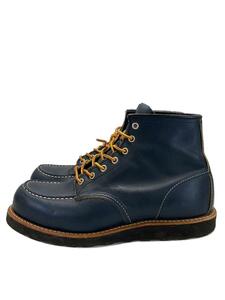 RED WING◆レースアップブーツ・6インチモックトゥ/27.5cm/NVY