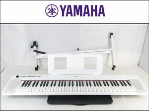 ■美品■YAMAHA/ヤマハ■Piaggero/ピアジェーロ■電子キーボード■鍵盤数76■譜面立て・スタンド付き■アダプターなし■NP-32WH■