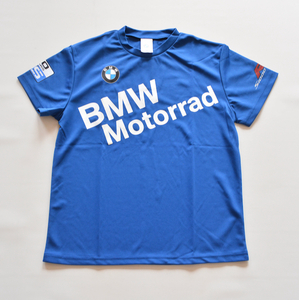 美品【 BMW Motorrad 】2010バイカーミーティング 白馬 Tシャツ S /ブルー/BMW Motorrad Bikermeeting