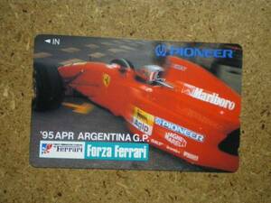 a2603・パイオニア　フェラーリ　 F1　テレカ