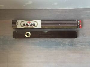 送料込み 未使用品 古い 木製 水平器 ASAHI 45cm 箱付き 、 アサヒ
