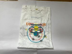 EARTHSHAKER アースシェイカー 全盛期、1986年ツアー Tシャツサイン入り　未使用品