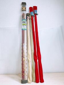 釣竿6点まとめ RYOBI CARBON ROD エビス グラスロッド DAIWA HIGH QUALITY ROD ダイワ 袋 竿掛け リョービ 釣具 波紋 超硬 