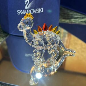 【未使用】SWAROVSKI スワロフスキー 置物 ディノサウルス フィギュリン 廃盤品 268204 箱付き