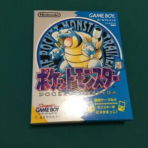 新品　ポケットモンスター ポケモン pokemon 青　ゲームボーイ GB 通常盤　GAMEBOY