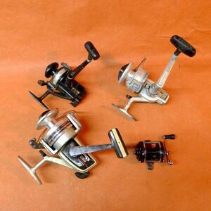 a125 釣り具 リール まとめて4点 ジャンク SHIMANO G-3/MIG200/RYOBI チヌキャッチャーミニ50/RX2000/80