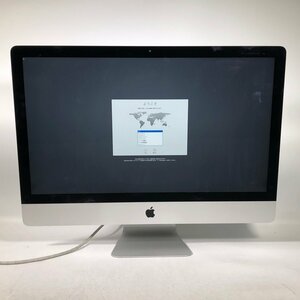 ジャンク iMac 27インチ (Late 2012) Core i5 2.9GHz/8GB/1TB MD095J/A