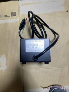 アイディック　2011U 電源ボックス　入力100V→出力105V 20A 昇圧　電源トランス