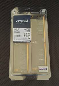 667 新品 デスクトップ用 メモリ Crucial（クルーシャル） PC5-38400 DDR5-4800 DDR5 UDIMM 64GB（32GB×2枚） CT2K32G48C40U5