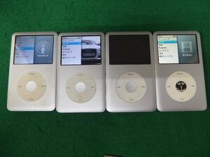 ユ■IP562　♪Apple iPod classic 160GB 4台セット Model No:A1238 ジャンク