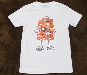 NIKE SNEAKER SPREE BOYS TEE 白 XL 160 170 ナイキ スニーカー ボックス 箱 Tシャツ キッズ ジュニア