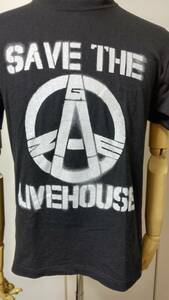 【未使用品】GAUZE tシャツ① SAVE THE LIVEHOUSE