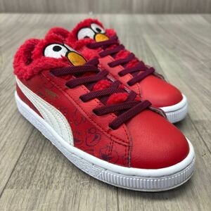 D-46 PUMA プーマ SESAME セサミ ELMO エルモ 子供靴 カジュアルシューズ ウォーキングシューズ レッド ガール ボーイ 20cm