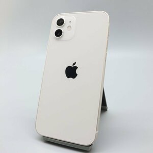 Apple iPhone12 64GB White A2402 MGHP3J/A バッテリ100% ■SIMフリー★Joshin8605【1円開始・送料無料】