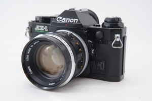 【 並品 】 キャノン 鳴き無し CANON AE-1 Program ブラック FL 50mm f1.4　 フィルムカメラ　ＭＦ #155