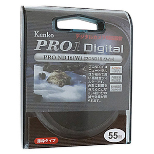【ゆうパケット対応】Kenko カメラ用フィルター 55mm 光量調節用 55S PRO1D プロND16 [管理:1000024093]