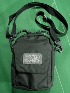 ▲MYSTERY RANCH コーデュラナイロン素材 ショルダーポーチ BIG BOP ブラック 美品!!!▲