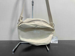 STUSSY CANVAS SIDE POUCH ショルダーバッグ　ステューシー　ロゴ　バッグ　キャンバス
