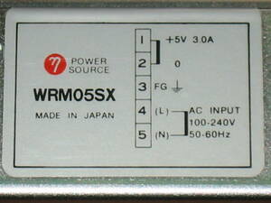POWER SOURCE WRM05SX 5V 3A