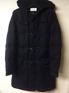 ◆MOUSSY マウジー◆ダッフルダウンロングコート◆ブラック◆