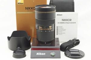 ☆極上美品☆ Nikon ニコン AF-S NIKKOR 24-70mm F2.8 E ED VR 元箱 付属品 ♯24050507