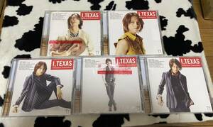 山下智久☆愛、テキサス☆CD+DVD☆５種セット☆中古