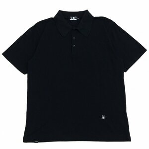 HYSTERIC GLAMOUR ヒステリックグラマー ファックベア刺繍 ポロシャツ M 黒 ブラック 半袖 ワンポイント 日本製 国内正規品 メンズ 紳士