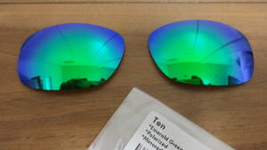 処分価格！！★オークリー TEN テン用 カスタム偏光 レンズ EMERALD GREEN Color 新品 POLARIZED