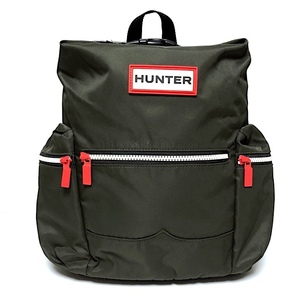 二点以上で送料無料！2A54【美品】HUNTER ハンター リュックサック バックパック カーキ A4収納◯ 防水性 メンズ レディース アウトドア