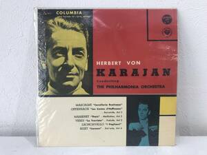 ★【希少LPレコード・25cm盤ペラジャケ】HERBERT VON KARAJAN カラヤン名演集 第一集 フィルハーモニア管弦楽団★ZL-43 美品