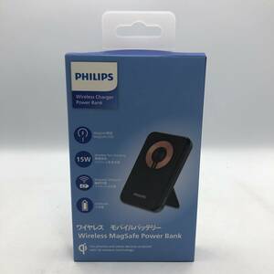 【新品未開封】Philips(フィリップス) MagSafe マグネット式 ワイヤレスモバイルバッテリー 5000mAh 小型 PSE認証済 DLP2551Q /Y16045-X2