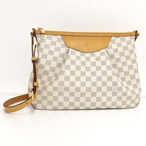 【中古】LOUIS VUITTON シラクーサ MM ショルダーバッグ ダミエ アズール N41112