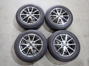 YS8187【送料無料175/65R15】アクア スペイド フィット スイフト キューブなどに 中古夏タイヤセット ▼15×5.5J 100/4H ET40▼